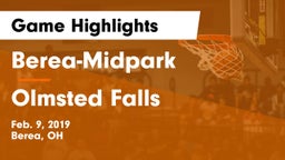 Berea-Midpark  vs Olmsted Falls  Game Highlights - Feb. 9, 2019