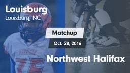 Matchup: Louisburg vs. Northwest Halifax  2016