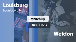 Matchup: Louisburg vs. Weldon  2016