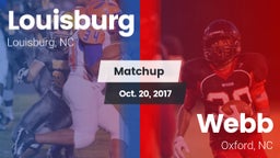 Matchup: Louisburg vs. Webb  2017