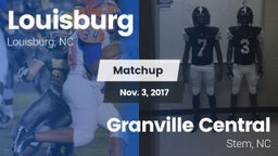 Matchup: Louisburg vs. Granville Central  2017