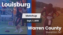 Matchup: Louisburg vs. Warren County  2018