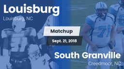 Matchup: Louisburg vs. South Granville  2018