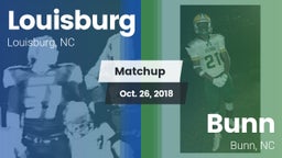 Matchup: Louisburg vs. Bunn  2018