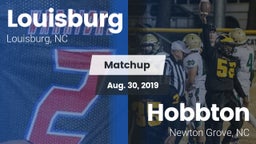 Matchup: Louisburg vs. Hobbton  2019