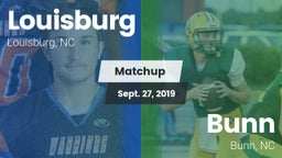 Matchup: Louisburg vs. Bunn  2019