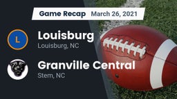 Recap: Louisburg  vs. Granville Central  2021