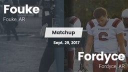 Matchup: Fouke vs. Fordyce  2017