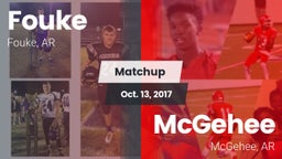Matchup: Fouke vs. McGehee  2017