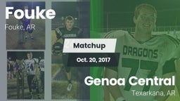 Matchup: Fouke vs. Genoa Central  2017