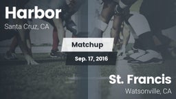 Matchup: Harbor vs. St. Francis  2016