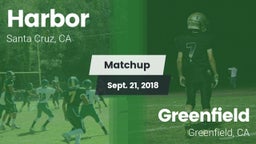 Matchup: Harbor vs. Greenfield  2018