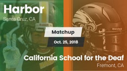 Matchup: Harbor vs. California School for the Deaf 2018