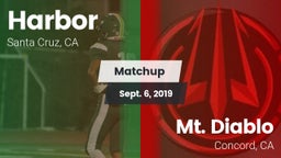 Matchup: Harbor vs. Mt. Diablo  2019