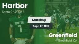 Matchup: Harbor vs. Greenfield  2019