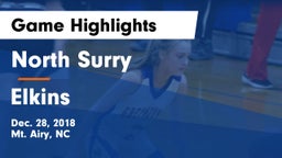 North Surry  vs Elkins  Game Highlights - Dec. 28, 2018