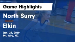 North Surry  vs Elkin  Game Highlights - Jan. 24, 2019