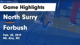 North Surry  vs Forbush Game Highlights - Feb. 20, 2019