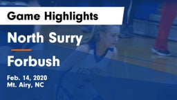 North Surry  vs Forbush  Game Highlights - Feb. 14, 2020