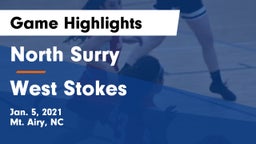 North Surry  vs West Stokes  Game Highlights - Jan. 5, 2021