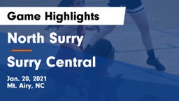 North Surry  vs Surry Central  Game Highlights - Jan. 20, 2021