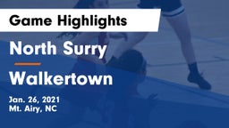 North Surry  vs Walkertown  Game Highlights - Jan. 26, 2021