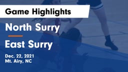 North Surry  vs East Surry  Game Highlights - Dec. 22, 2021