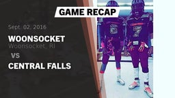 Recap: Woonsocket  vs. Central Falls 2016