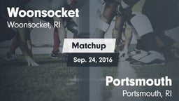 Matchup: Woonsocket vs. Portsmouth  2016