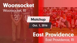 Matchup: Woonsocket vs. East Providence  2016