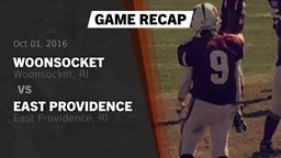Recap: Woonsocket  vs. East Providence  2016