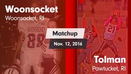 Matchup: Woonsocket vs. Tolman  2016