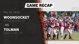 Recap: Woonsocket  vs. Tolman  2016