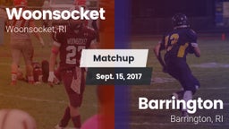 Matchup: Woonsocket vs. Barrington  2017