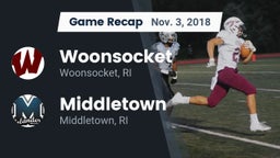 Recap: Woonsocket  vs. Middletown  2018