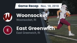 Recap: Woonsocket  vs. East Greenwich  2018