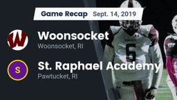 Recap: Woonsocket  vs. St. Raphael Academy  2019