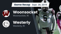 Recap: Woonsocket  vs. Westerly  2019