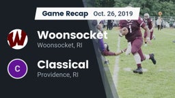 Recap: Woonsocket  vs. Classical  2019