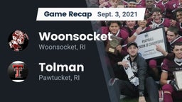 Recap: Woonsocket  vs. Tolman  2021