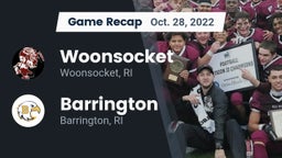 Recap: Woonsocket  vs. Barrington  2022