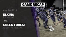 Recap: Elkins  vs. Green Forest  2016