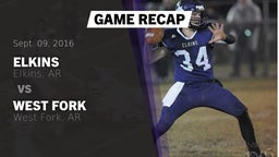 Recap: Elkins  vs. West Fork  2016