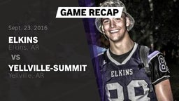 Recap: Elkins  vs. Yellville-Summit  2016