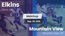 Matchup: Elkins vs. Mountain View  2016