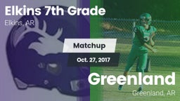 Matchup: Elkins 7th Grade vs. Greenland  2017