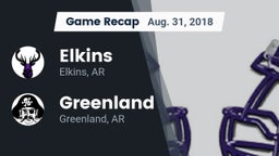 Recap: Elkins  vs. Greenland  2018