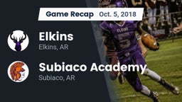 Recap: Elkins  vs. Subiaco Academy 2018