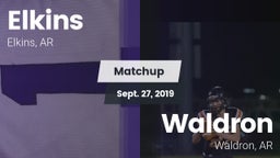 Matchup: Elkins vs. Waldron  2019