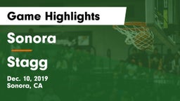 Sonora  vs Stagg  Game Highlights - Dec. 10, 2019